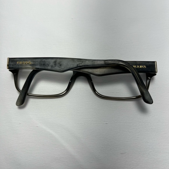 Prada Rectangle Olive Green Eyeglasses - Frames only - Picture 9 of 9